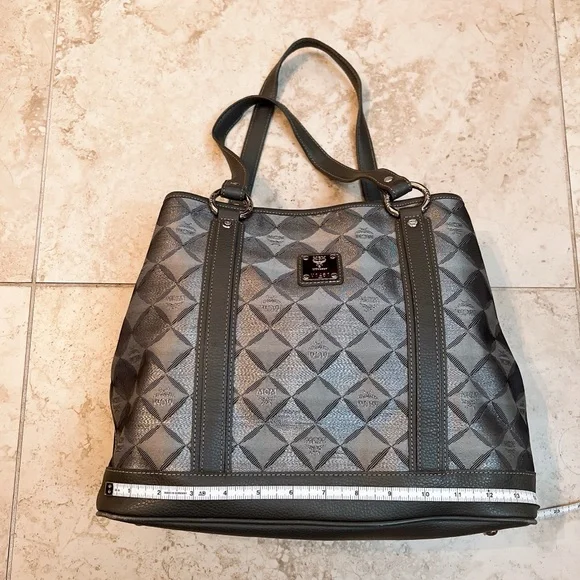 MCM Diamond print Tote